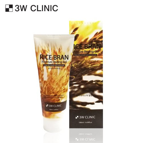 3W CLINIC Rice Bran Moisture Peeling Gel 180ml