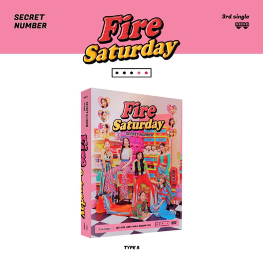Secret Number - 3集 [Fire Saturday] (Type A) - Kpop アルバム