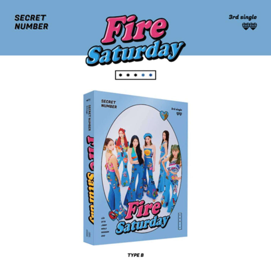 Secret Number - 3rd Album [Fire Saturday] (Type B) - Kpop アルバム