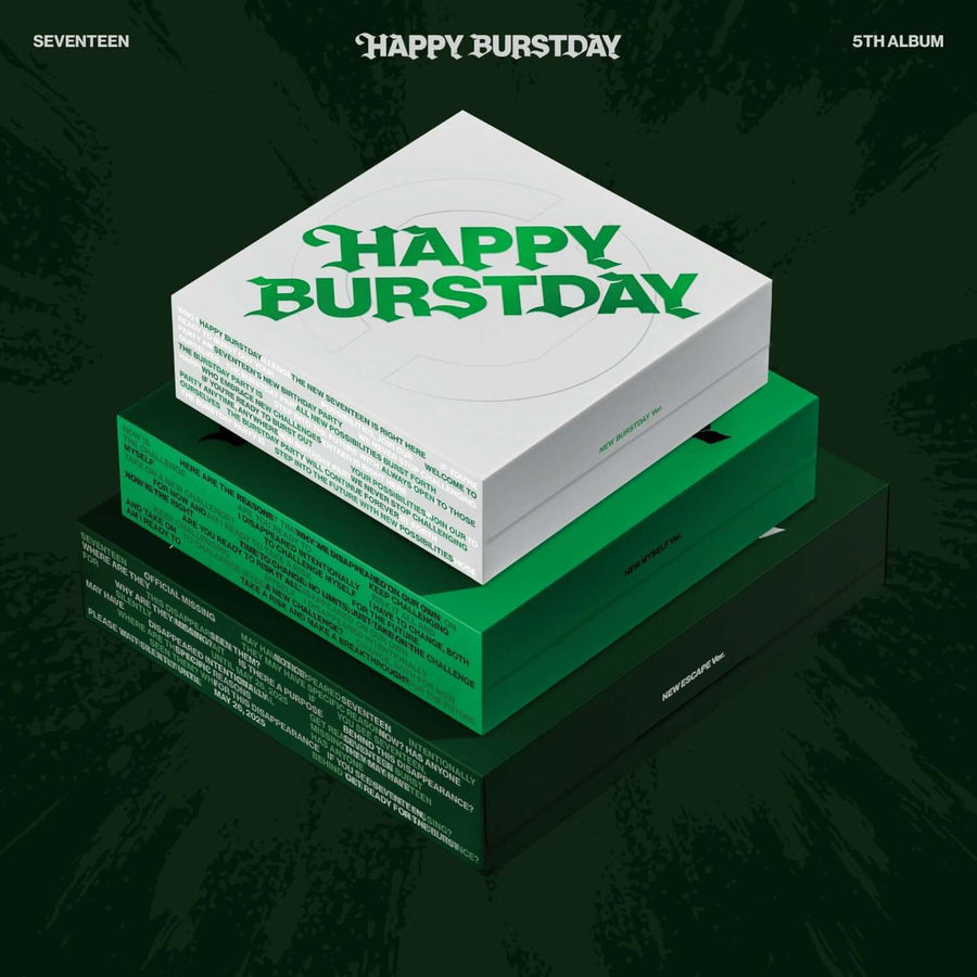 Seventeen - 5thアルバム [Happy Burstday]（ランダム） - Kpopアルバム