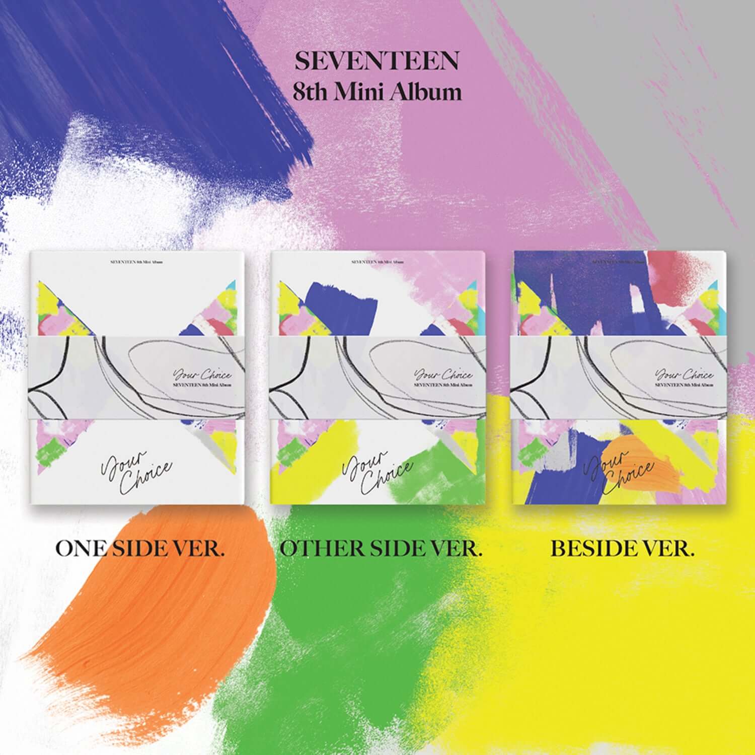 SEVENTEEN - 8th Mini Album [Your Choice] Random - Kpop Album | Kool Seoul - Buy Kpop Albums Online