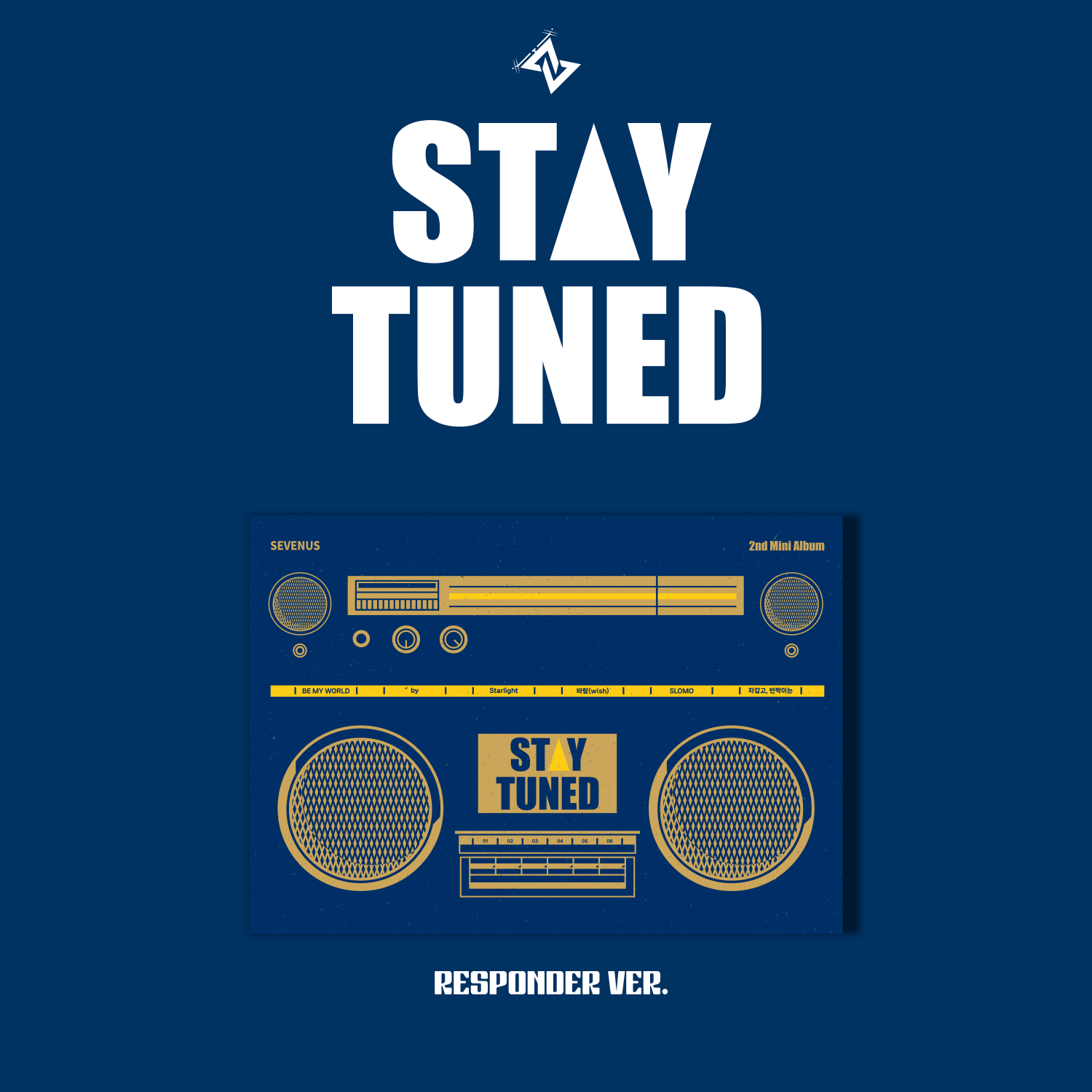 SEVENUS - 2nd mini [STAY TUNED] (Responder VER.) - Kpop Albu | Kool Seoul - Buy Kpop Albums Online