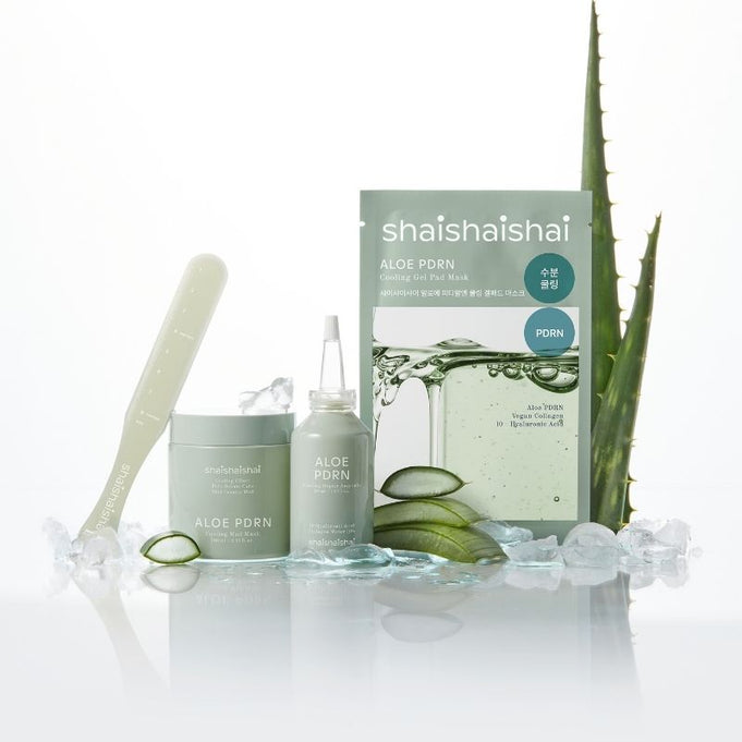 SHAISHAISHAI [10+10]Aloe PDRN Cooling Gel Pads Mask 10 Sheets