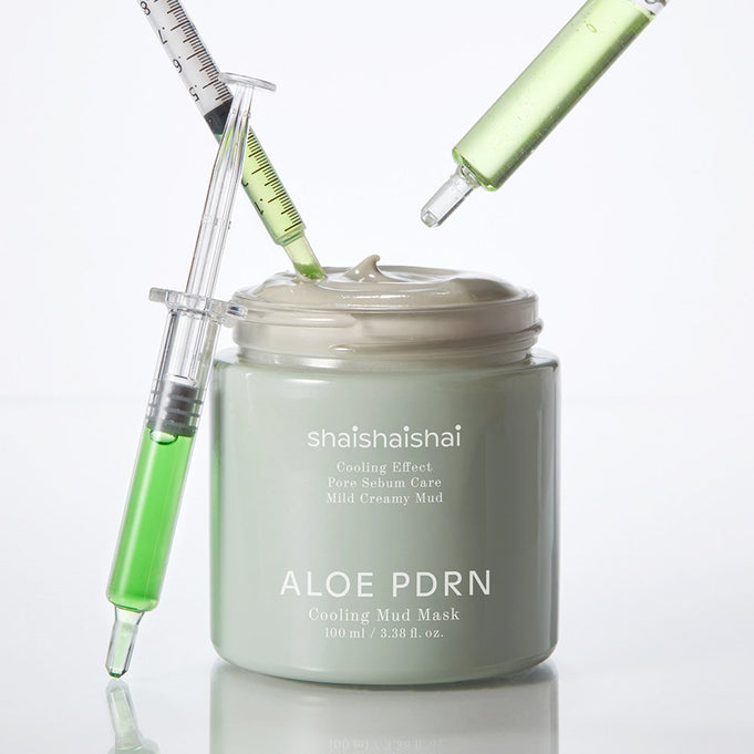 SHAISHAISHAI [1+1]Aloe PDRN Cooling Mud Mask 100ml