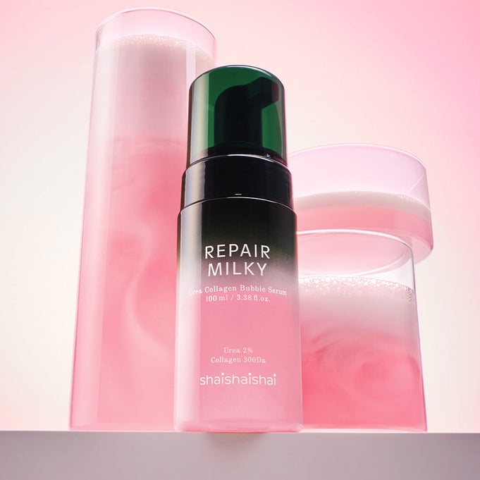 SHAISHAISHAI Repair Milky Urea Glow Bubble Serum 100ml