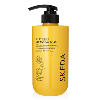 Skeda メンズ デイリーディープクレンジングフォーム 500ml