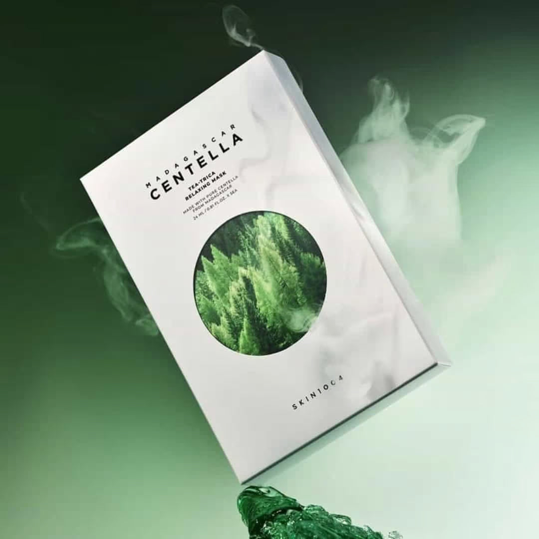 SKIN1004 Madagascar Centella Tea-trica Relaxing Mask 24ml [5 sheets] packaging