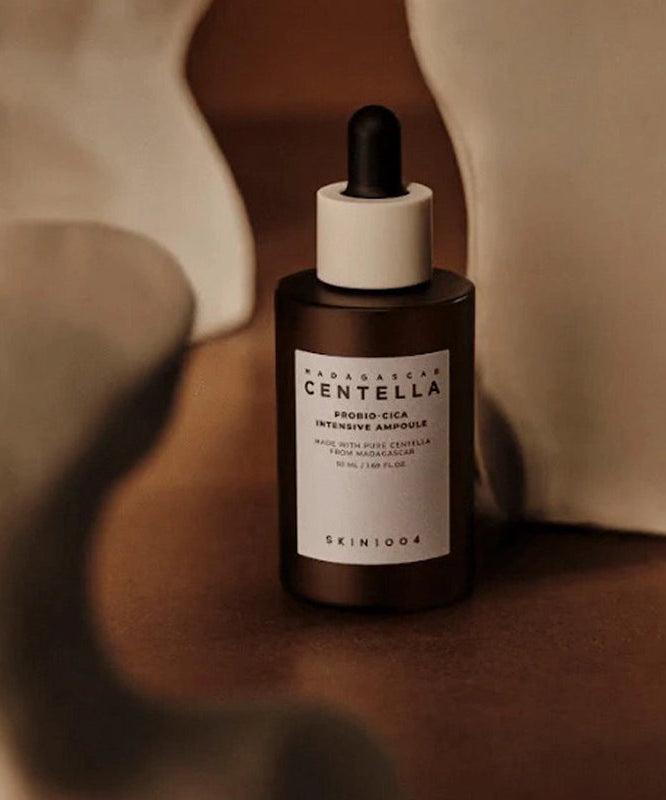 SKIN1004 Madagascar Centella Probio-cica Intensive Ampoule 50ml skincare product on display