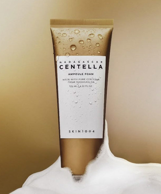 SKIN1004 Madagascar Centella Ampoule Foam 125ml product image with foam.