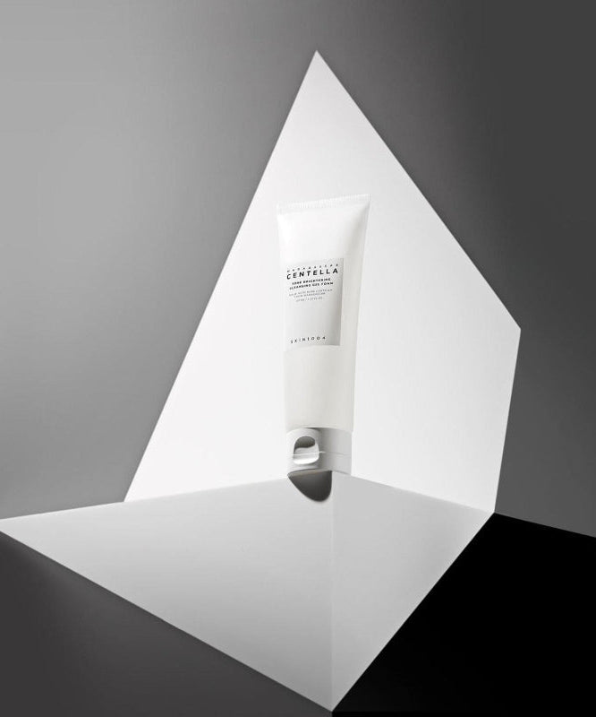 SKIN1004 Madagascar Centella Tone Brightening Cleansing Gel Foam 125ml on abstract background