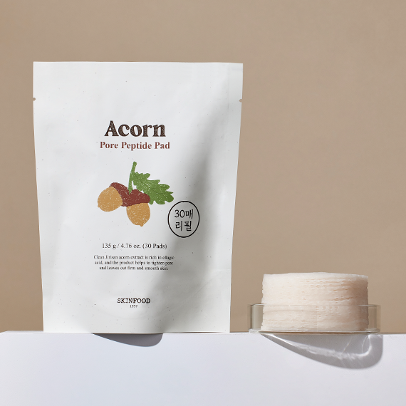 SKINFOOD Acorn Pore Peptide Pad 250g | Kool Seoul