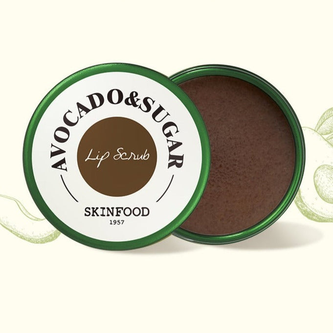 SKINFOOD Avocado & Sugar Lip Scrub 14g | Kool Seoul