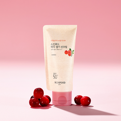 SKINFOOD Berry Glowing Sun Cream 50ml available on Koolseoul.com, your Korean Eshop from Seoul !