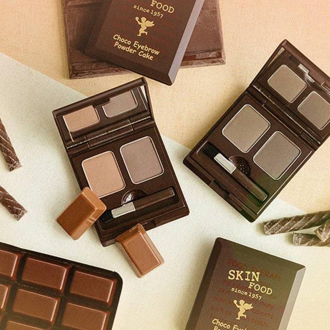 SKINFOOD Choco Eye Brow Powder Cake | Kool Seoul