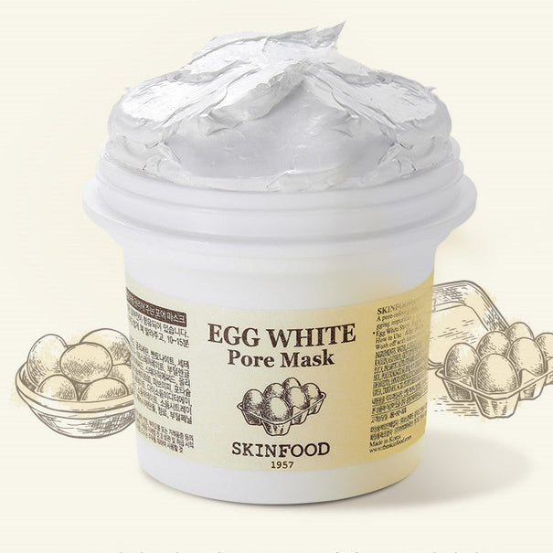 SKINFOOD Egg White Pore Mask 120g available on Koolseoul.com, your Korean Eshop from Seoul !