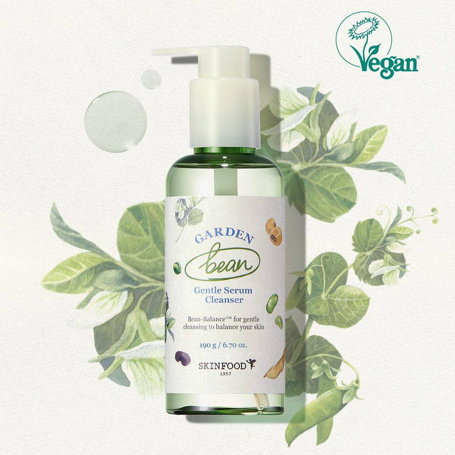 SKINFOOD Garden Bean Gentle Serum Cleanser 190g on sales on our Website !