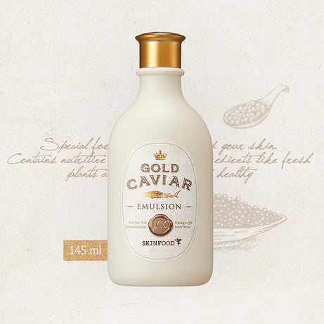 SKINFOOD Gold Caviar EX Emulsion 145ml on sales on our Website !