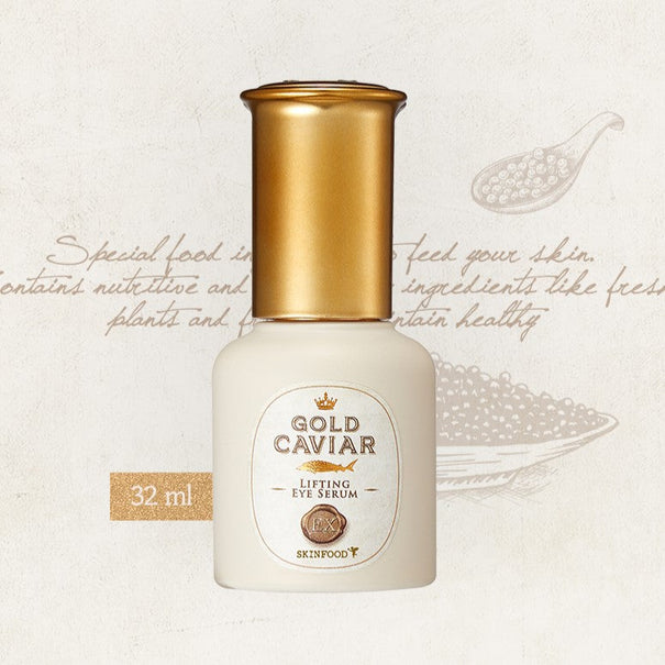 SKINFOOD Gold Caviar EX Lifting Eye Serum 32ml available on Koolseoul.com, your Korean Eshop from Seoul !