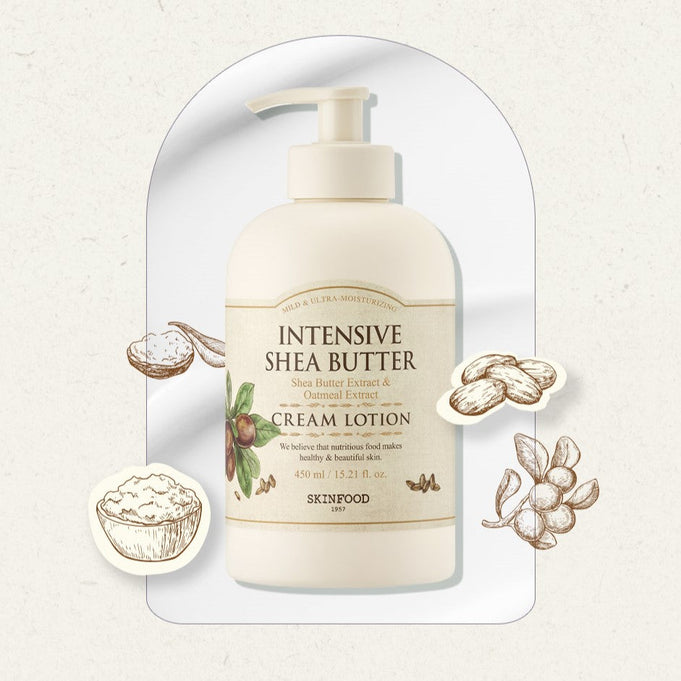 SKINFOOD Intensive Shea Butter Cream Lotion 450ml | Kool Seoul