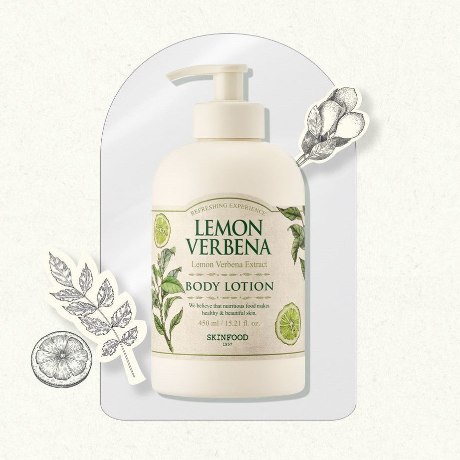 SKINFOOD Lemon Verbena Body Lotion 450ml available on Koolseoul.com, your Korean Eshop from Seoul !