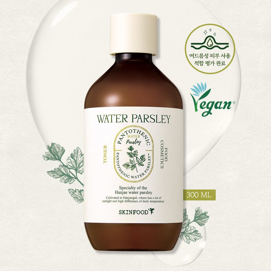 SKINFOOD Pantothenic Water Parsley Toner 300ml on sales on our Website !