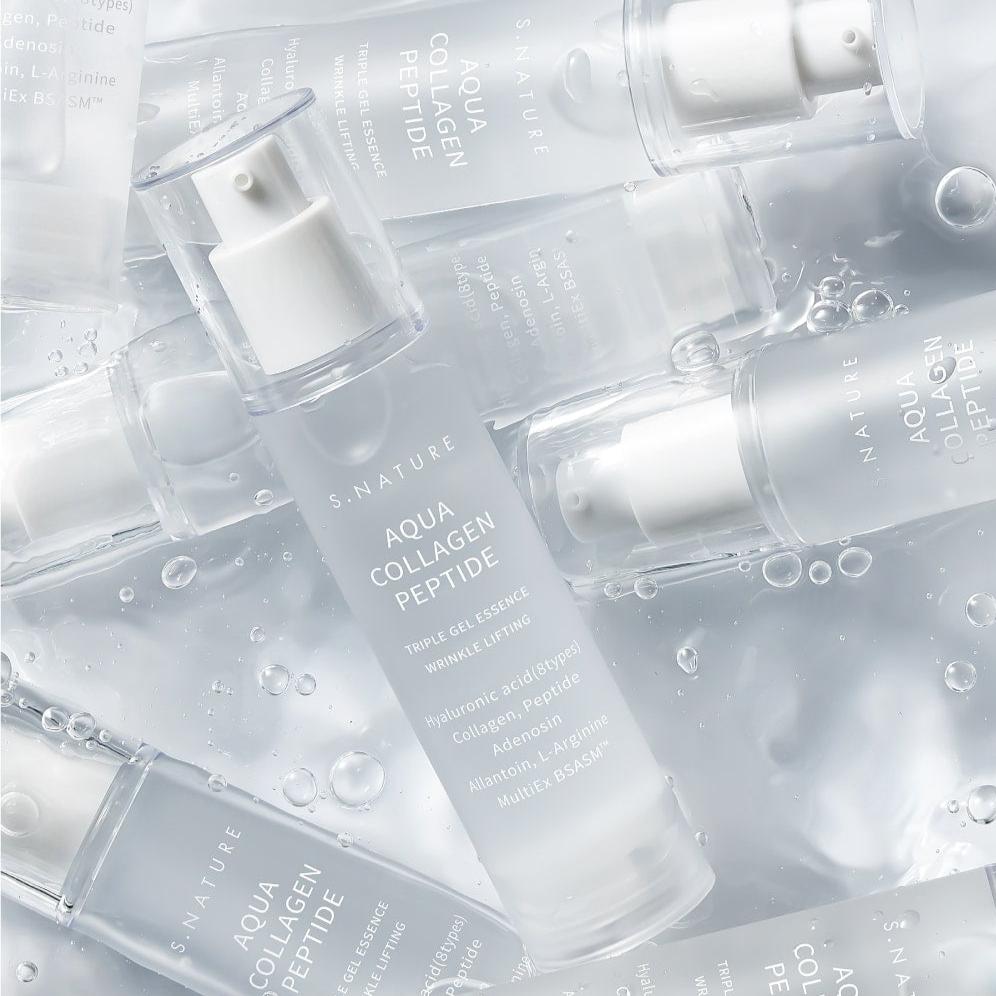 S.NATURE Aqua Collagen Peptide Triple Gel Essence 50ml | Kool Seoul