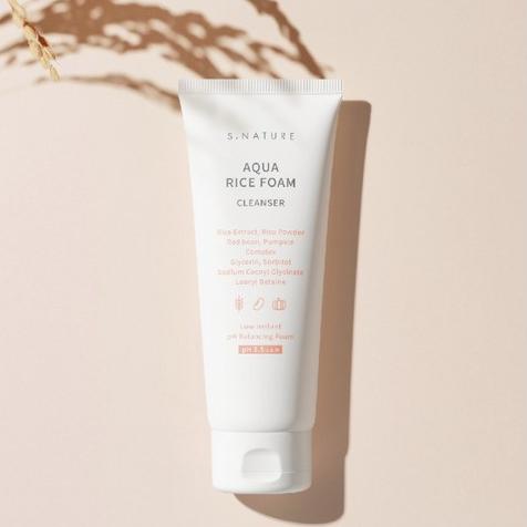 S.Nature Aqua Rice Foam Cleanser 160ml