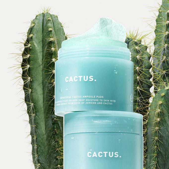 SO NATURAL Cactus Ampoule Pads 40p 130g | Kool Seoul