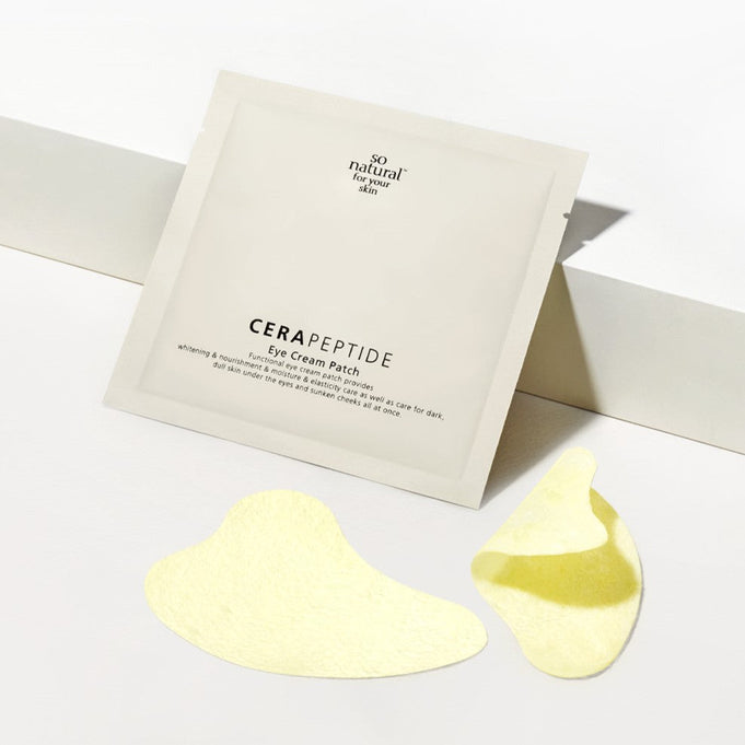 SO NATURAL Ceramide Peptide Eye Cream Patch 10p | Kool Seoul