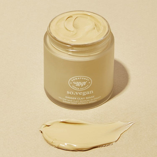 SO NATURAL So Vegan Ginger Clay Mask 110ml available on Koolseoul.com, your Korean Eshop from Seoul !