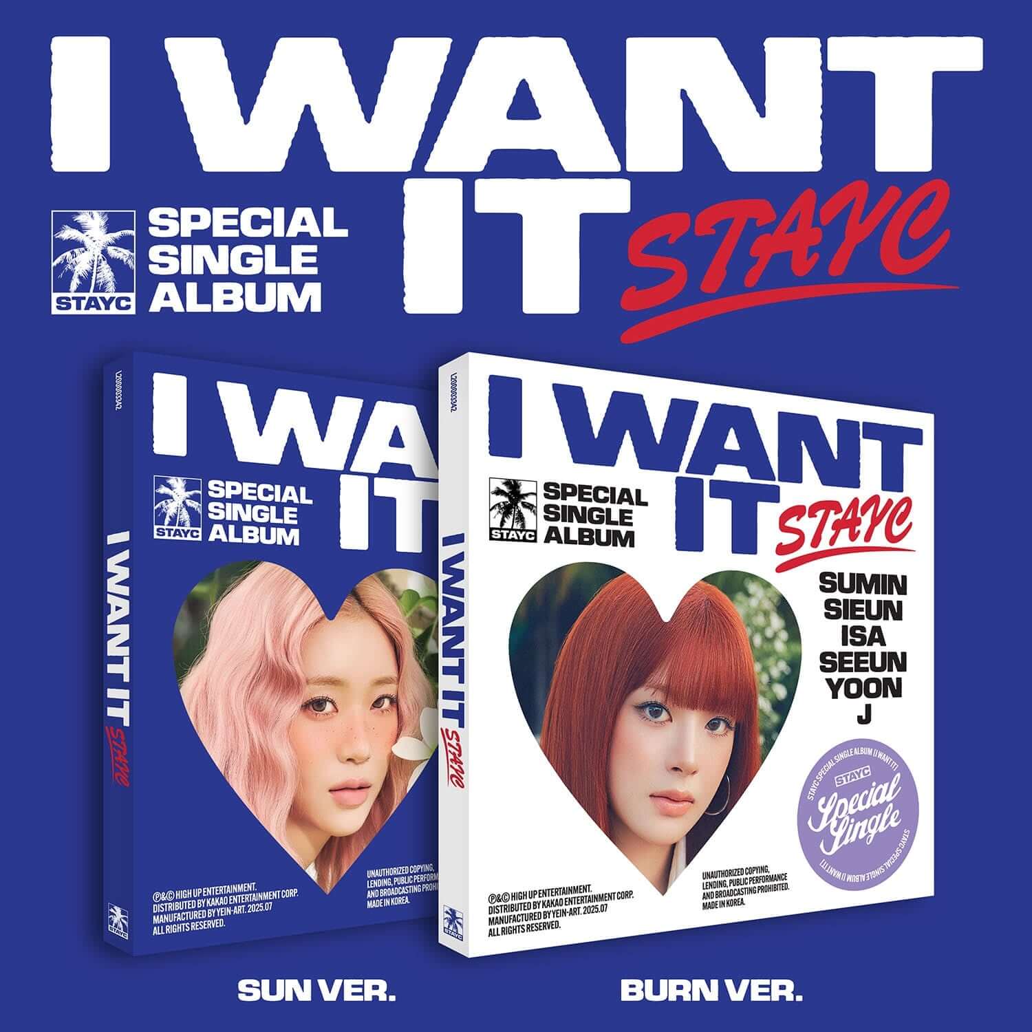 STAYC - [I WANT IT] (Random 1 of 2) - Kpop Album | Kool Seoul - Buy Kpop Albums Online