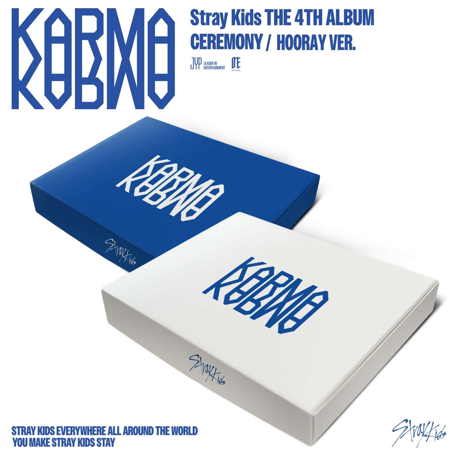 STRAY KIDS - 4th Album [KARMA] (CEREMONY VER., HOORAY VER.)  | Kool Seoul - Buy Kpop Albums Online