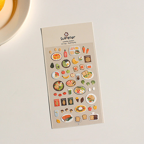 Suatelier Food Trip #5 ステッカー