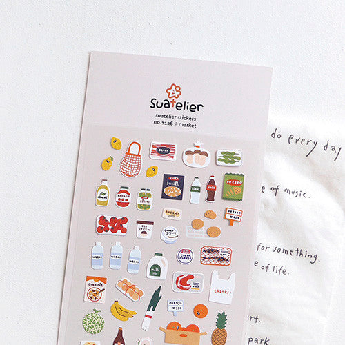 SUATELIER Market Stickers