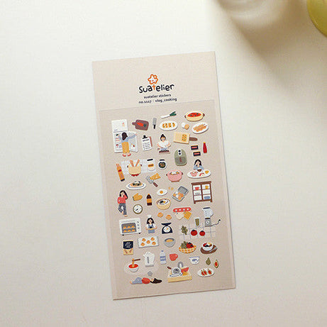 SUATELIER Stickers - Vlog Cooking on sales on our Website !