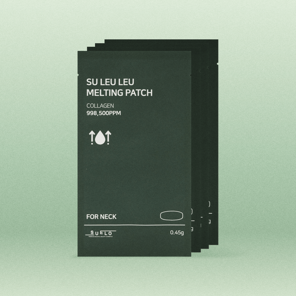 Suelo Neck Collagen Patch Lifting Neck Wrinkle Care 4 Sheets