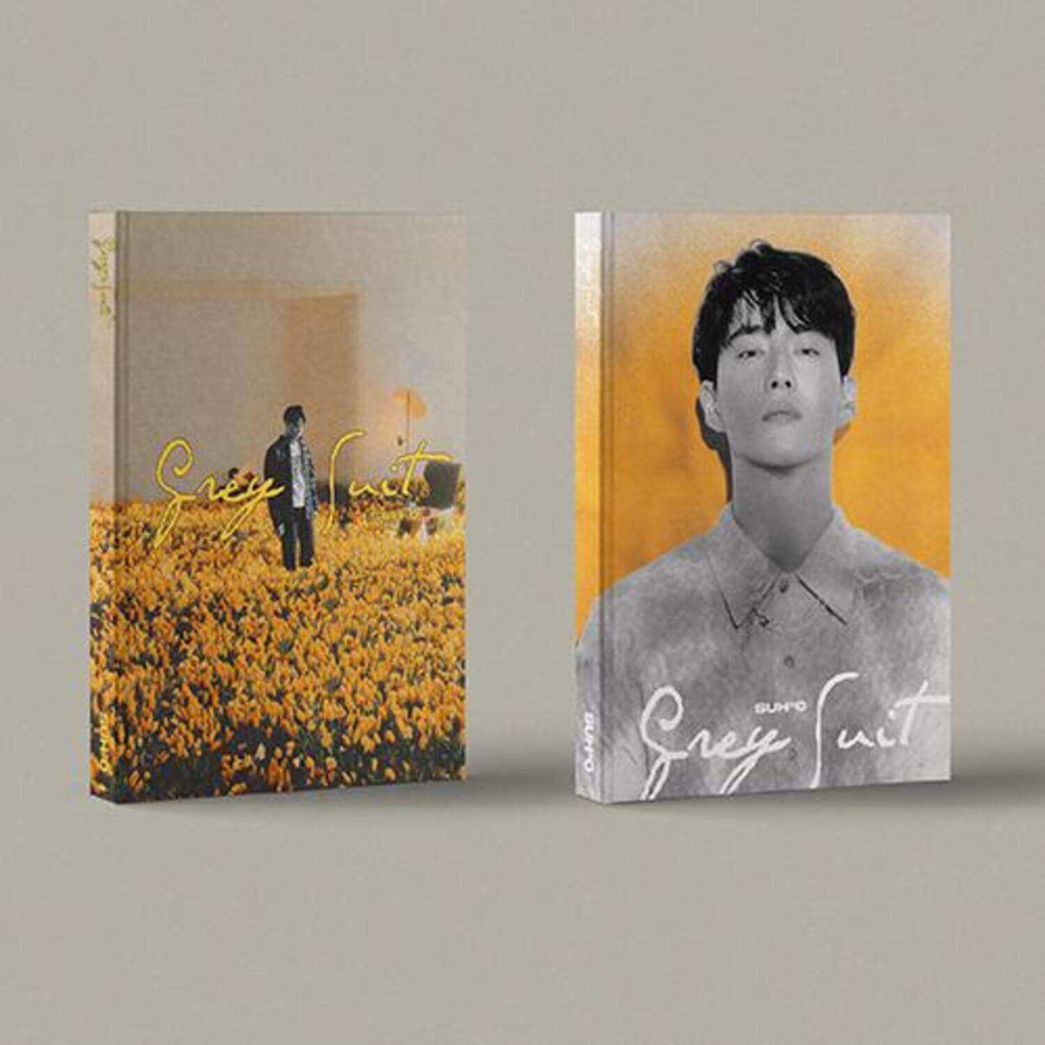 SUHO - 2nd Mini Album_[Grey Suit] (Photo Book Ver.)(2 Random | Kool Seoul - Buy Kpop Albums Online