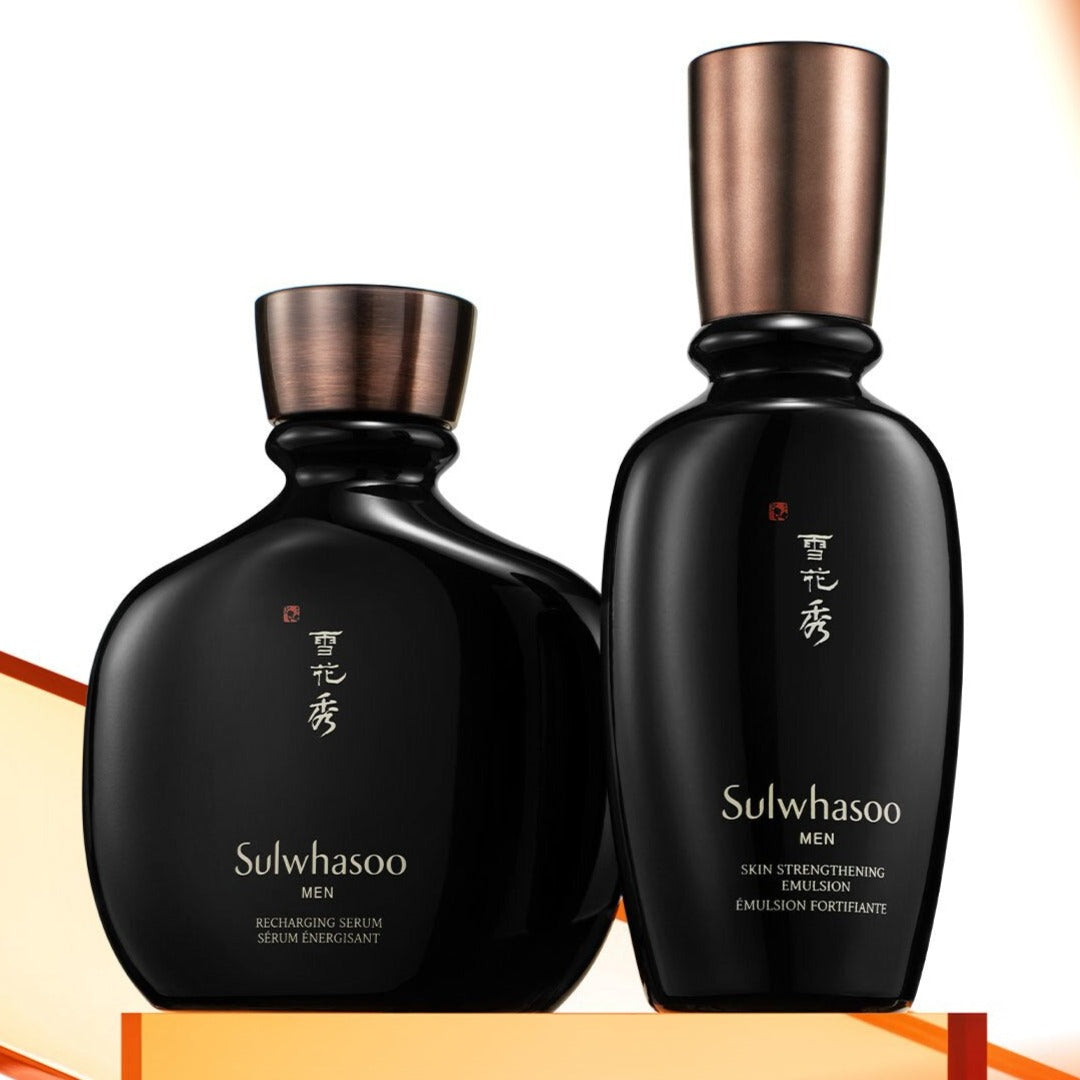 SULWHASOO Men Basic Set (Serum & Emulsion) by Gentleman Korea – premium Korean men’s skincare serum and emulsion set