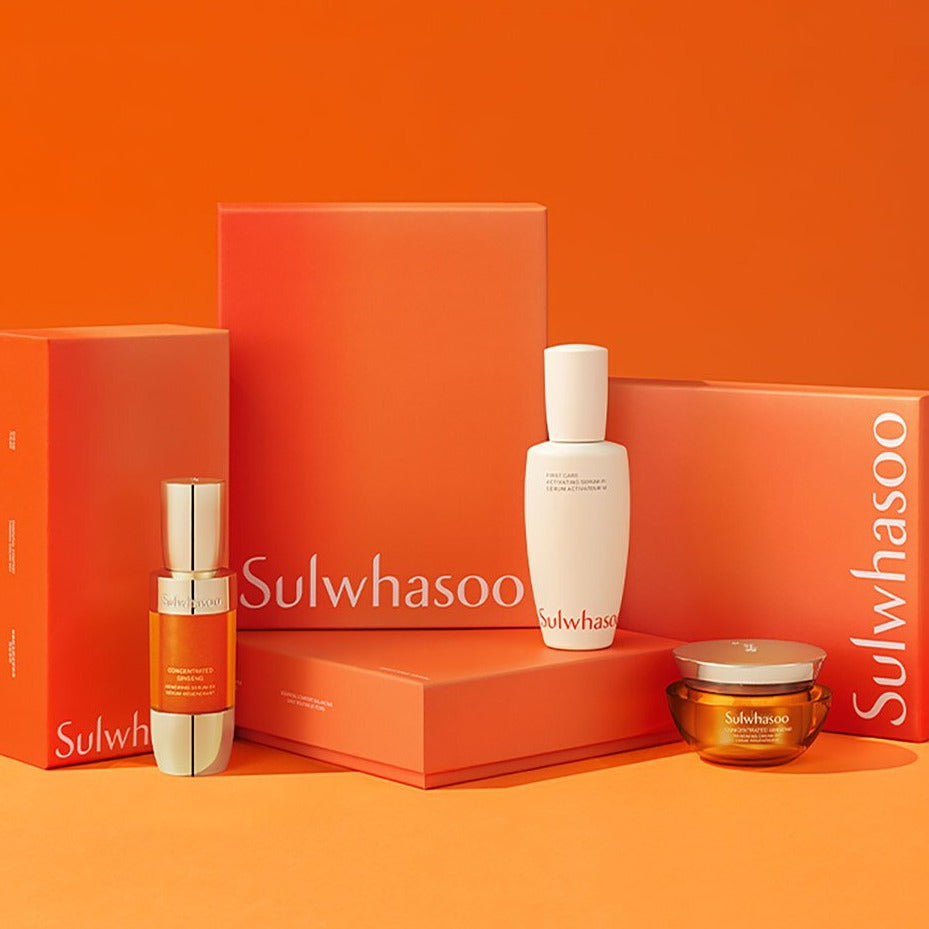 SULWHASOO Bestsellers Collection (Essence, Cream & Serum) available on Koolseoul.com, your Korean Eshop from Seoul !