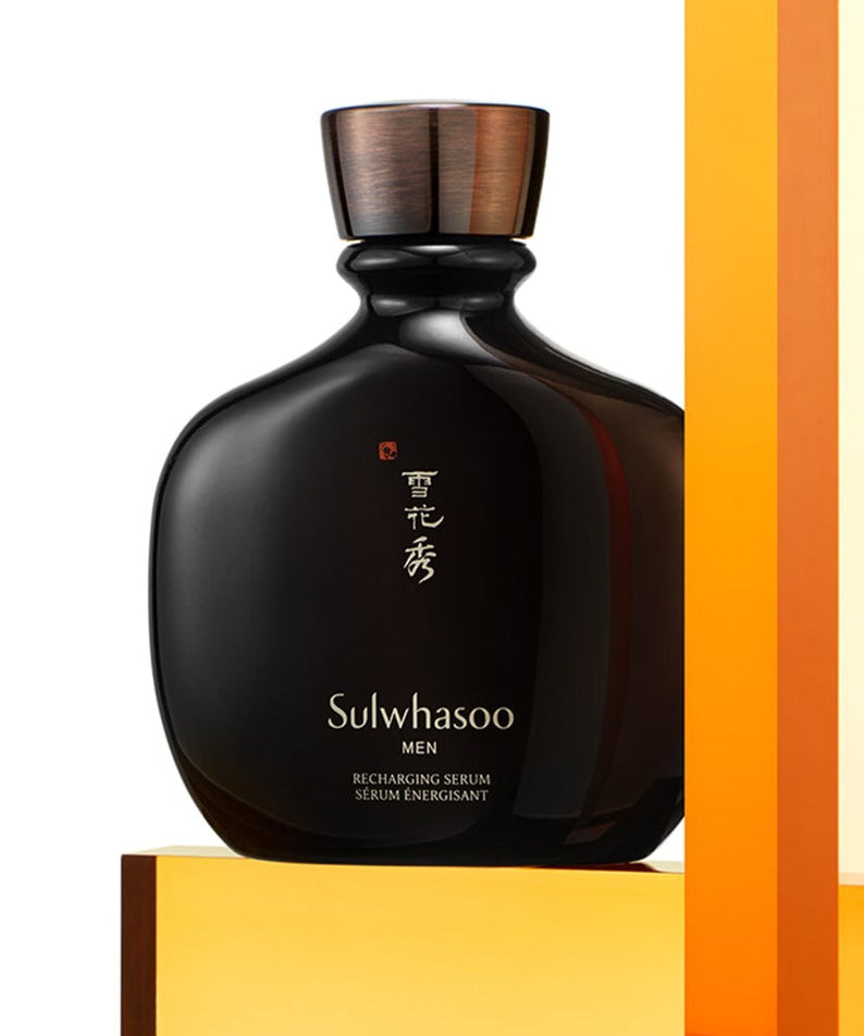 SULWHASOO Recharging Serum for Men 140ml - Gentleman Korea premium Korean skincare serum for men in black bottle