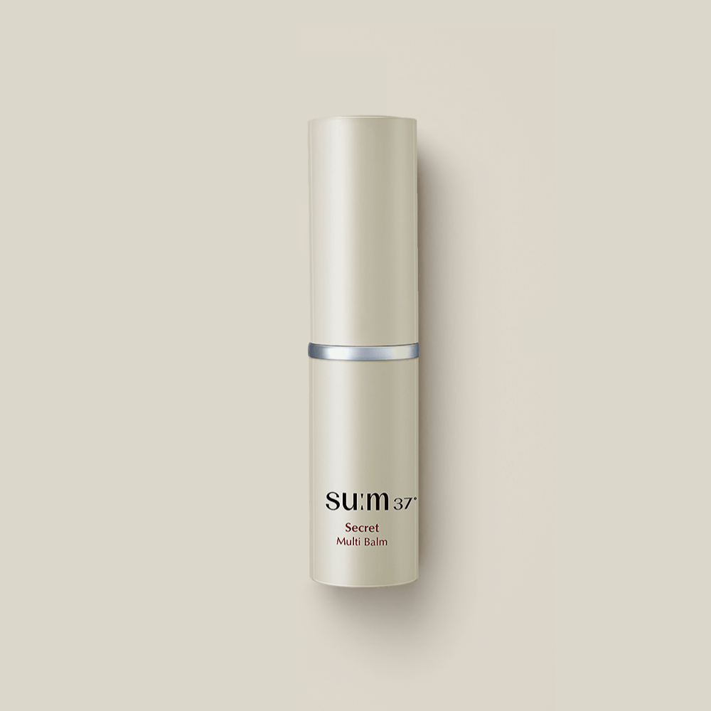 SU:M37 Secret Multi Balm 7g product image showcasing sleek design in neutral background.