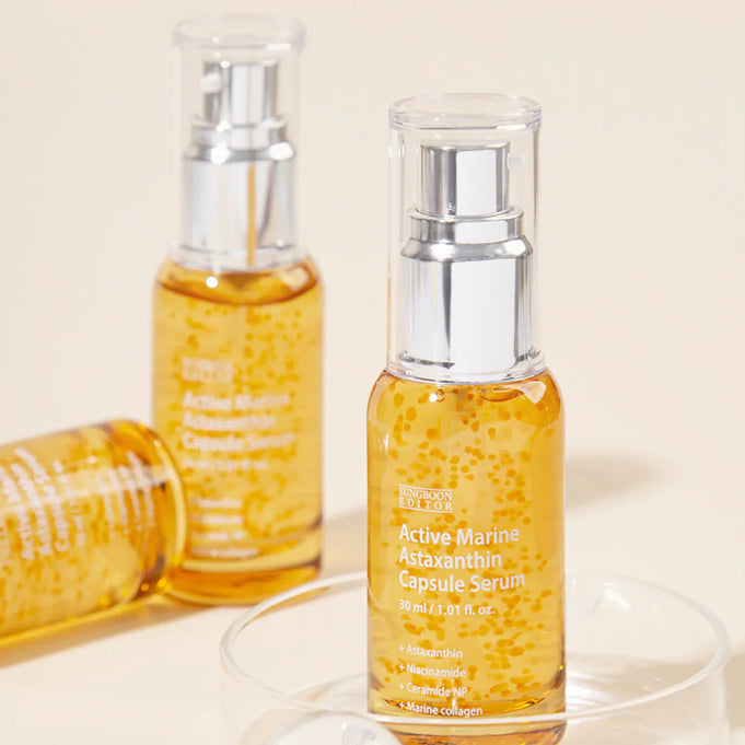 SUNGBOON EDITOR Active Marine Astaxanthin Capsule Serum 30ml disponible sur Ma petite Coree, ton Eshop 100% K-beauty en direct de Seoul