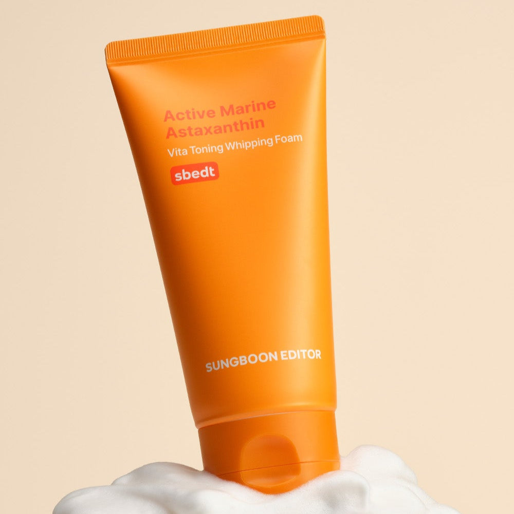 SUNGBOON EDITOR Active Marine Astaxanthin Vita Toning Whipping Foam 120g