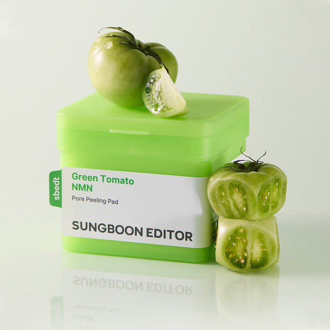 SUNGBOON EDITOR Green Tomato NMN Pore Peeling Jumbo Pad 60 Pads