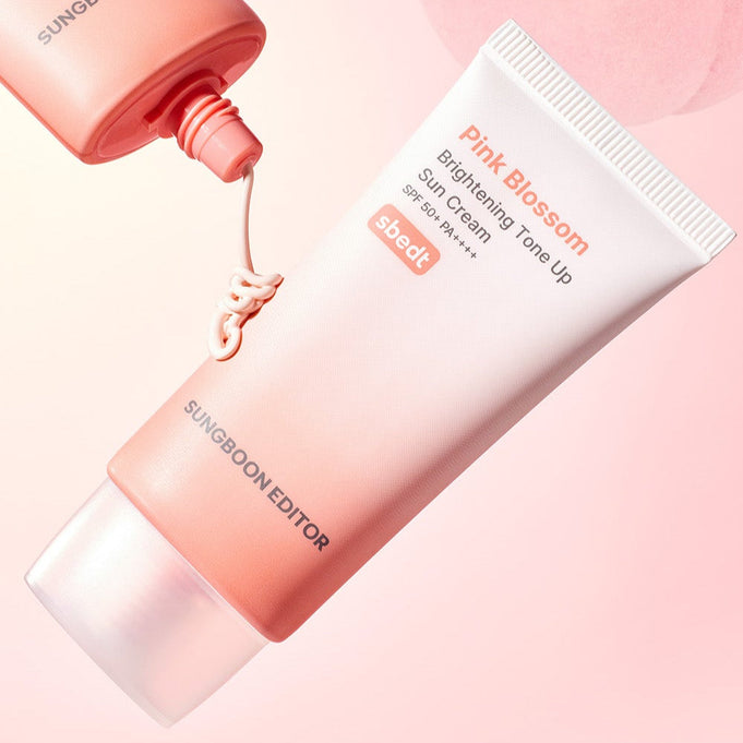 SUNGBOON EDITOR Pink Blossom Brightening Tone-Up Sunscream 50ml