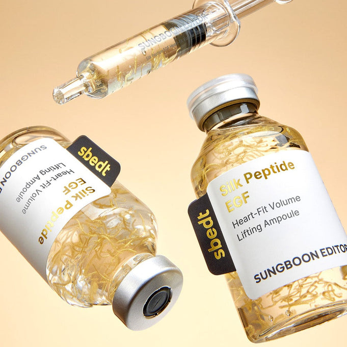 SUNGBOON EDITOR Silk Peptide EGF Heart-Fit Volume Lifting Ampoule 40ml