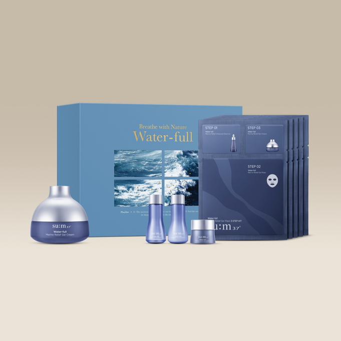 SU:M37 Water-full gel cream large capacity plan (Set) | Kool Seoul