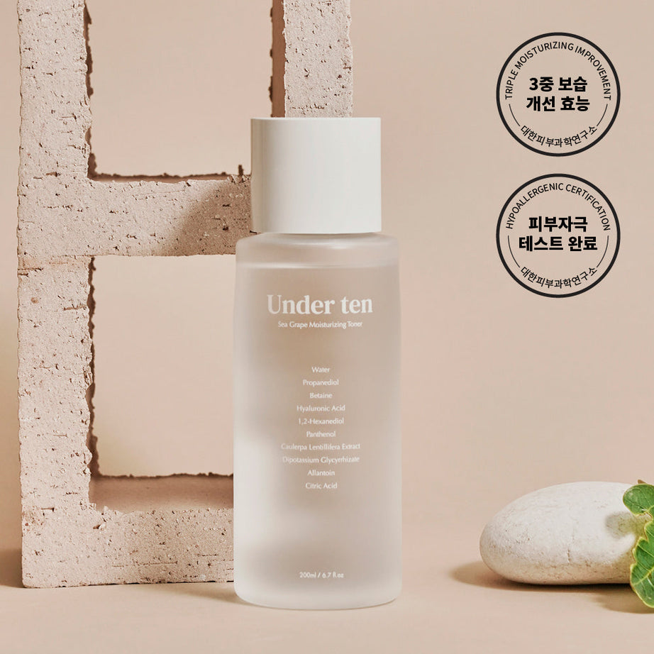 UNDER TEN Sea Grape Moisturizing Toner 200ml