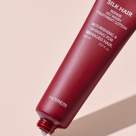 THE SAEM Silk Hair Repair No Wash Treatment Lotion 150ml available on Koolseoul.com, your Korean Eshop from Seoul !