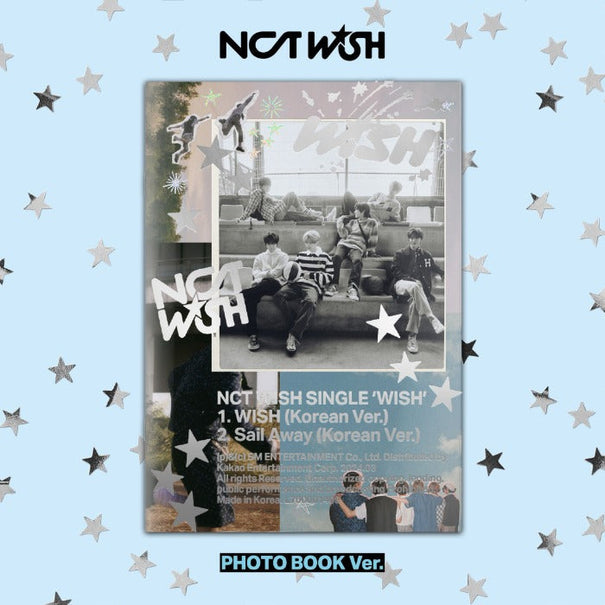 NCT WISH Single Album WISH (Photobook Ver.) available on Koolseoul.com, your Korean Eshop from Seoul !